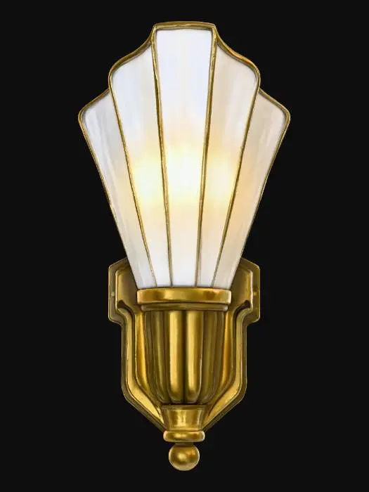 3D model for Art Deco Wall Sconce