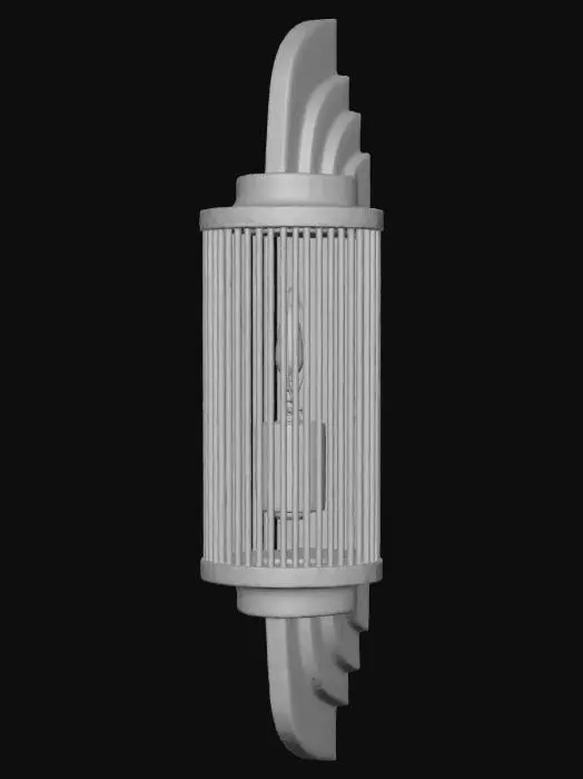 3D model for Art Deco Light Skyscraper