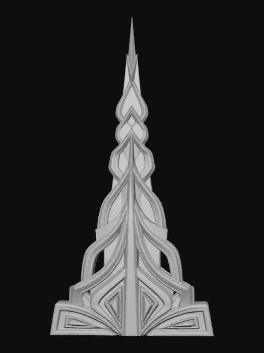3D model for Art Deco Spire