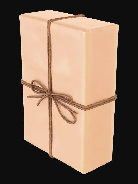 3D model for Gift simple brown paper