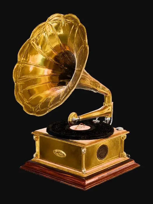 3D model for Gramophone Gold Oldies