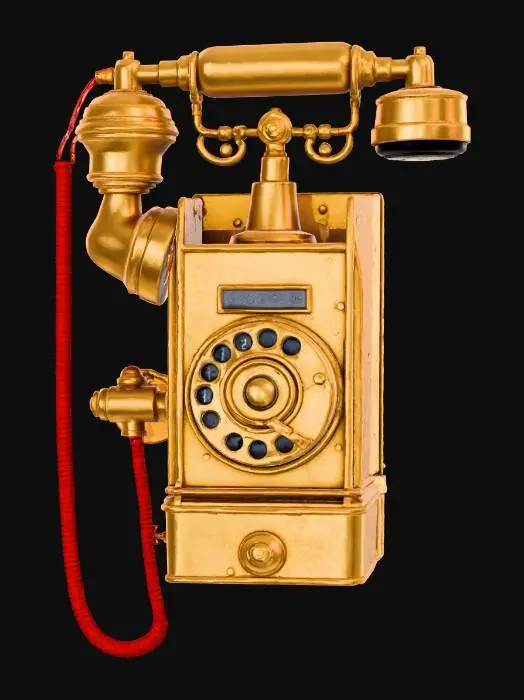3D model for Phone Rotary Dial Wall