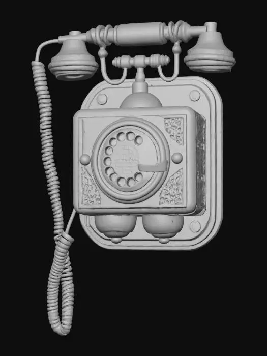 3D model for Telephone Wall Antique