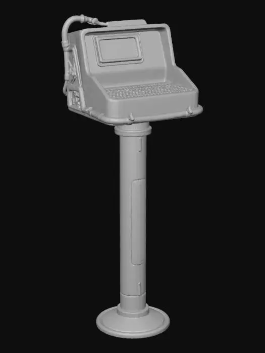 3D model for Ash Tray Cyberpunk