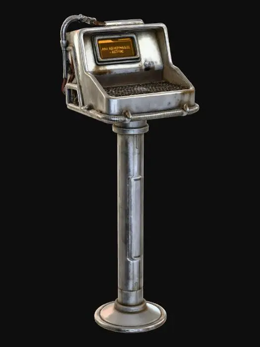 3D model for Ash Tray Cyberpunk