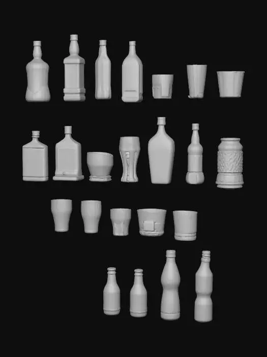 3D model for Beverage Bar Collection