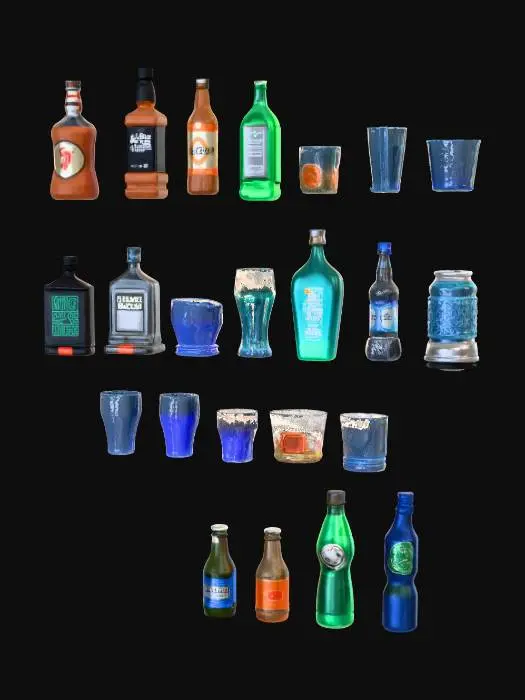3D model for Beverage Bar Collection
