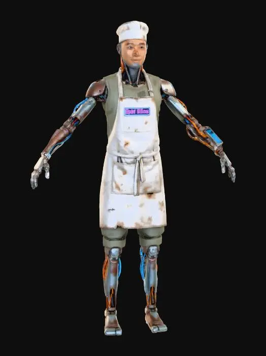 3D model for FoodCart Chef