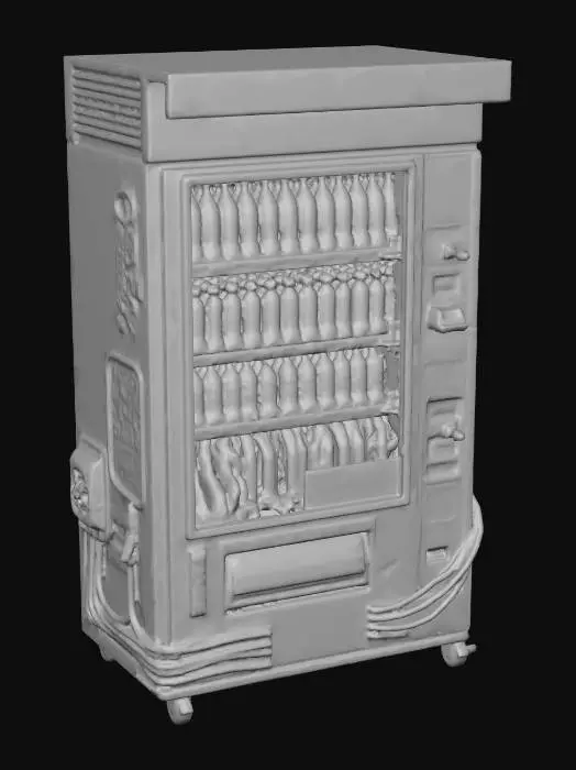 3D model for Food Vending Machine Cyberpunk