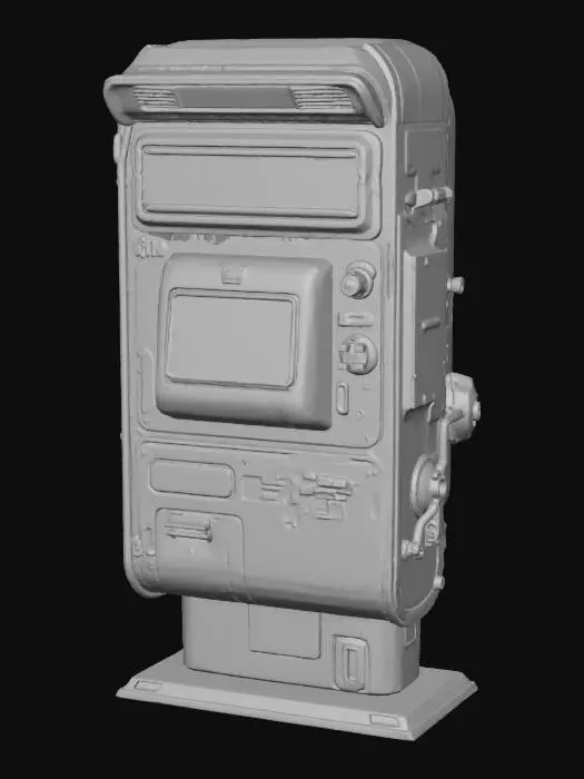 3D model for Cyber Post Vending Machine