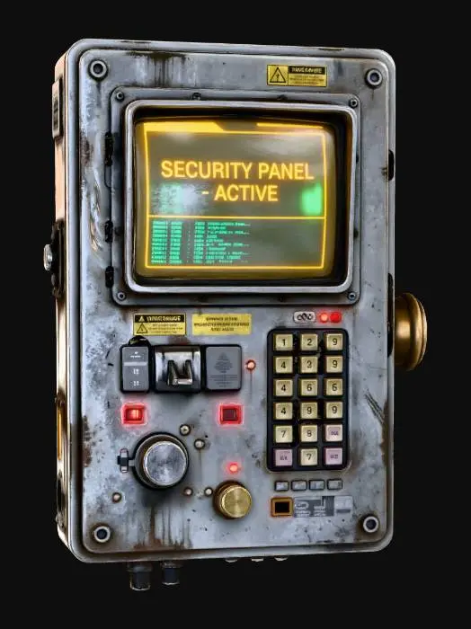 3D model for Control Panel Industrial