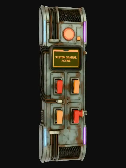 3D model for Control Panel Industrial Slim