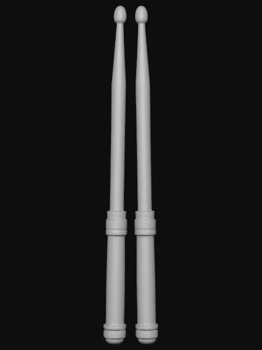 3D model for Drum Sticks Cyberpunk