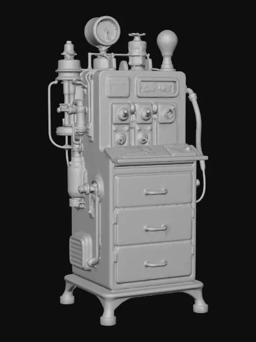 3D model for Control Console Steampunk Scientist