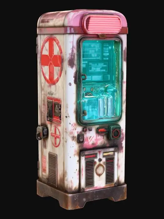 3D model for Medical Vending Pod Terminal Unit Futuristic