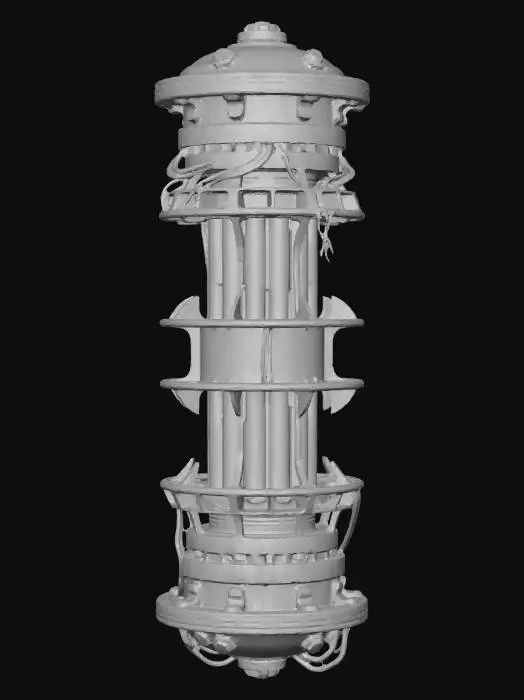 3D model for Energy Lamp Vertical Cyberpunk