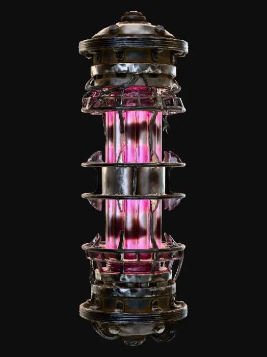 3D model for Energy Lamp Vertical Cyberpunk