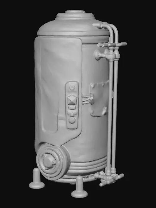 3D model for Water Heater Cyberpunk