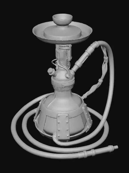 3D model for Shisha Glass Cyberpunk