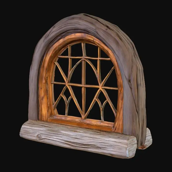 3D model for Arched Mediecal Window