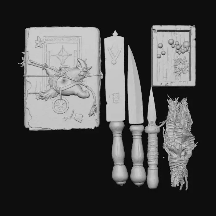 3D model for Witchcraft Alchemy Tools