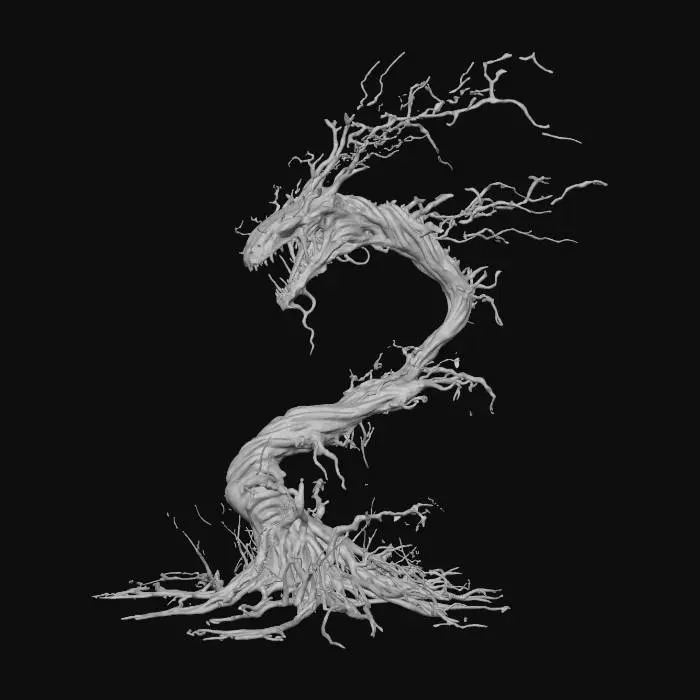 3D model for Snake Branch Tree