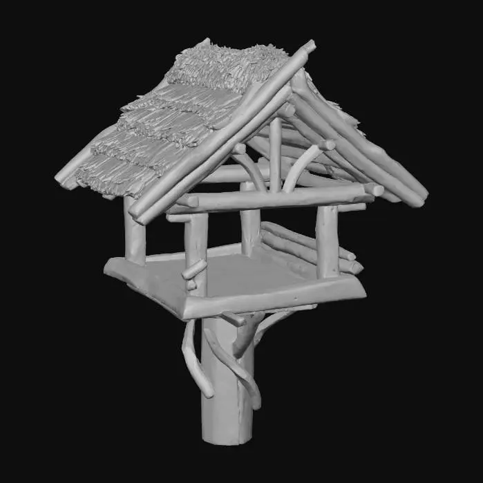 3D model for Birdhouse Simple