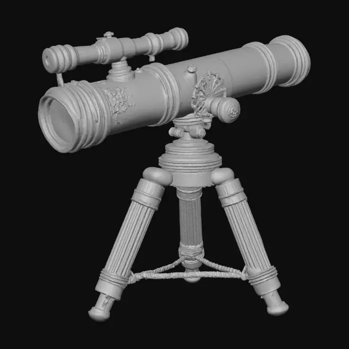 3D model for Telescope Tripod Golden