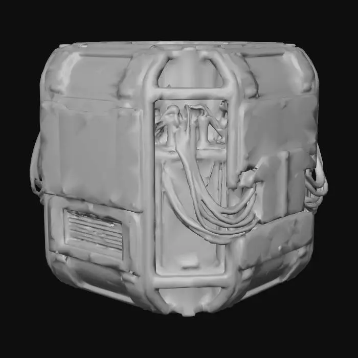 3D model for Planter Cyberpunk