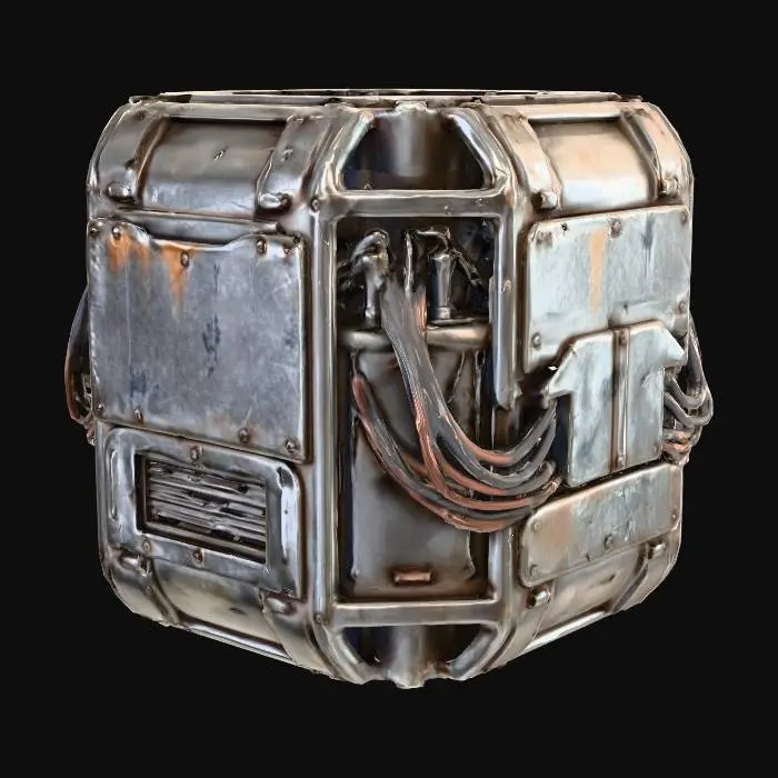 3D model for Planter Cyberpunk