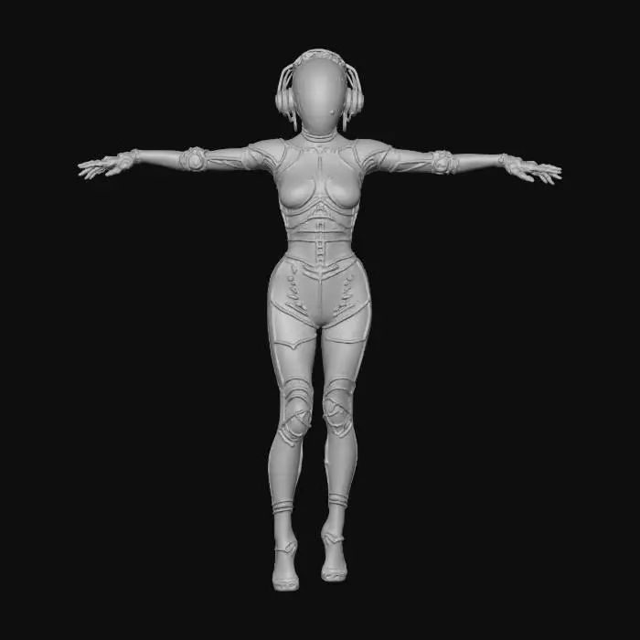 3D model for Cyborg Dancer