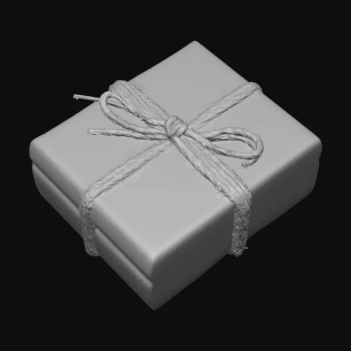 3D model for Gift Rope-Wrapped