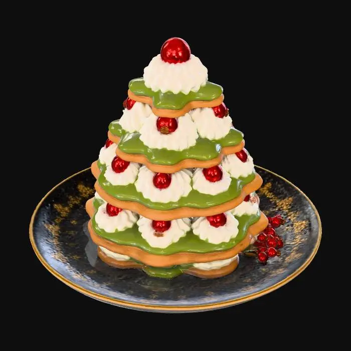 3D model for #Christmas2025#, Cookie Tree
