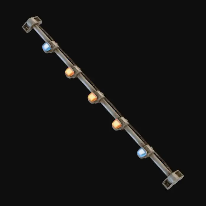 3D model for Light Pole Thin Cyberpunk