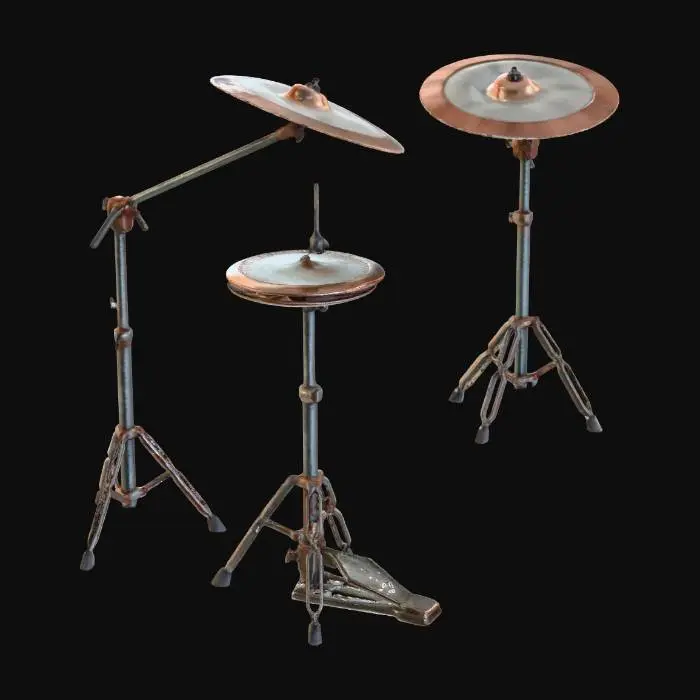 3D model for Drum HiHat Becken Setup