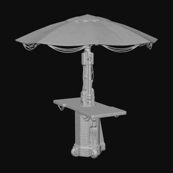 3D model for Stand Table Cyberpunk