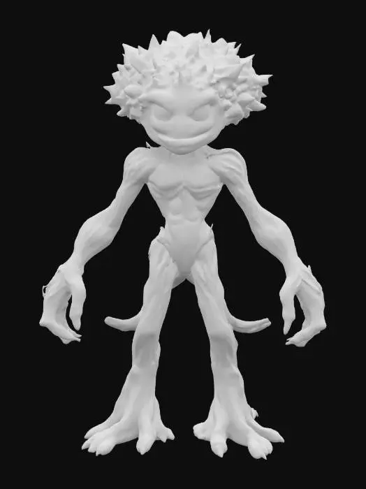 3D model for Ents from the Lord of the Rings, humanoid, rig, 8k, high res texture, high poly, detailed leafs, higly stylized, semi cartoon