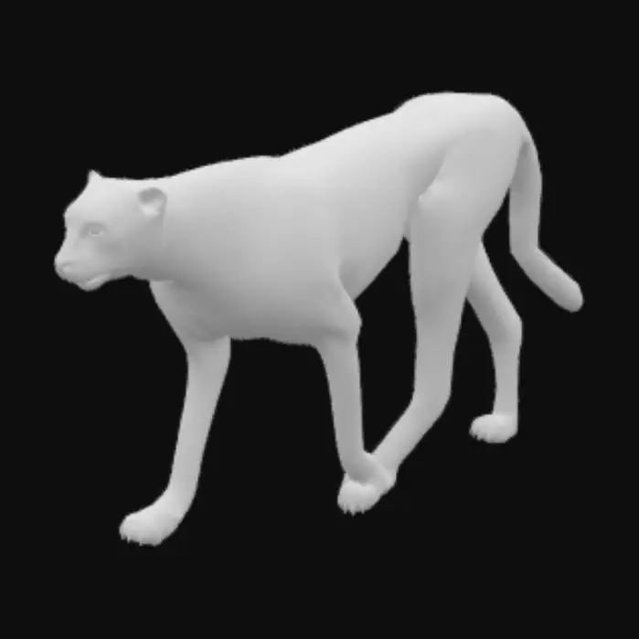 3D model for Cheetah