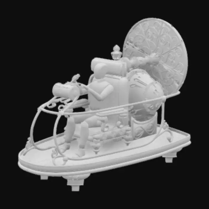 3D model for time machine