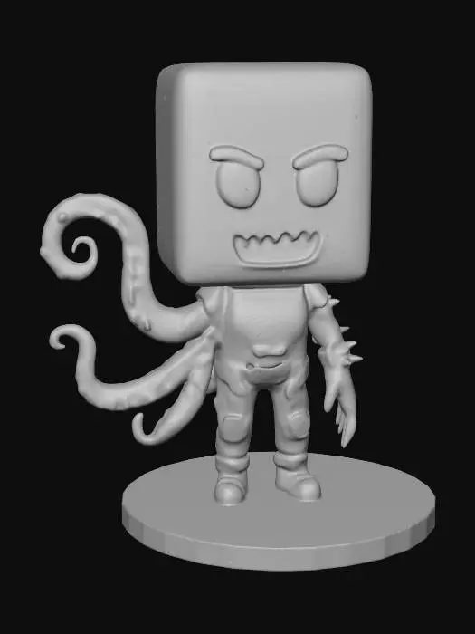 3D model for Cosmic Block Warrior