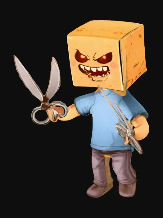 3D model for Scissor Cubehead