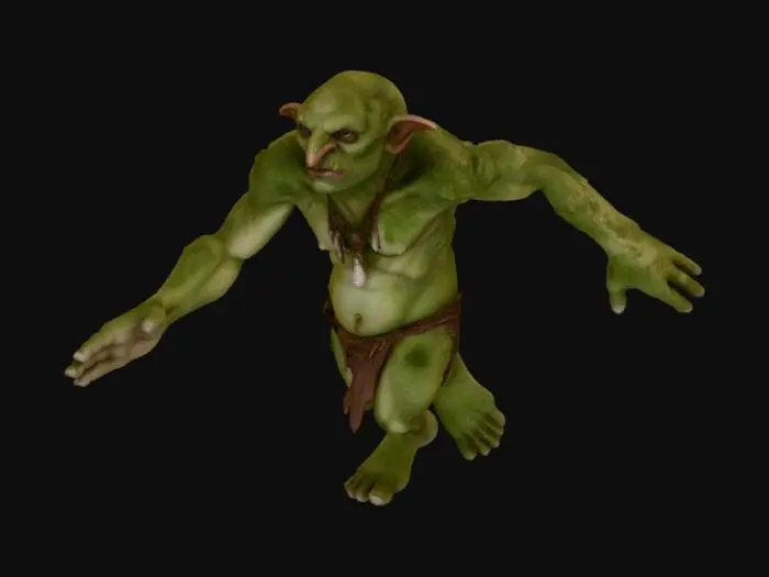 3D model for Goblin Stance