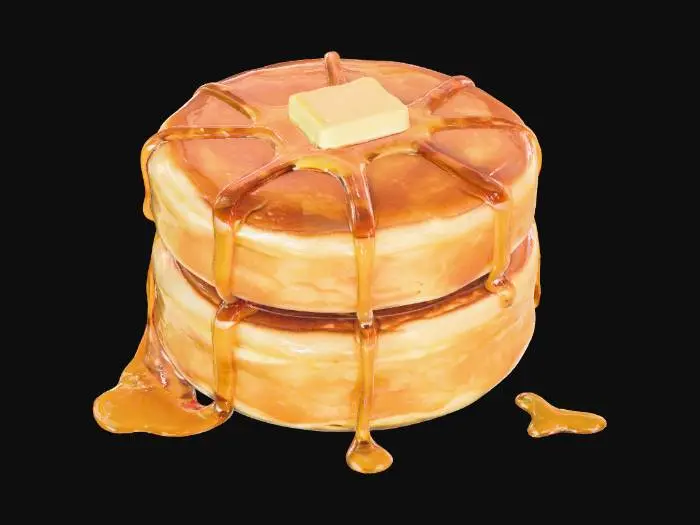 3D model for Stacked Pancakes Delight