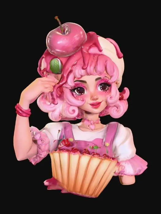 3D model for Cupcake Delight