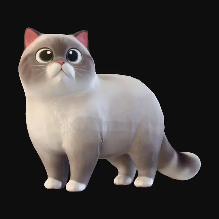 3D model for cat