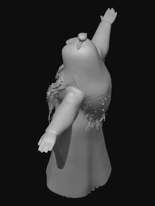 3D model for Bana eski çağlardan yani kralların hala olduğu dönemlerden bir kralın kızı yani asyalı karakter tasarlamanı istiyorum karakterimin fiziksel özellikleri şöyle, en fazla 30 yaşlarında kıyafetleri o çağa uygun, siyah saçlı, orta kilolarda, boyu en fazla 173 civarında olan bir kadın karakter tasarla, dediğim kriterlere uyarak tasarla karakter tamamen T Pose de olmalı ve gerçekçi olmalı