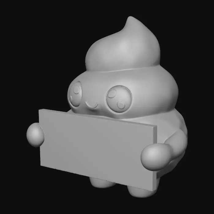 3D model for Poo Happens