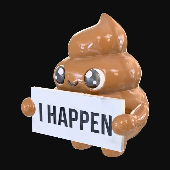3D model for Poo Happens