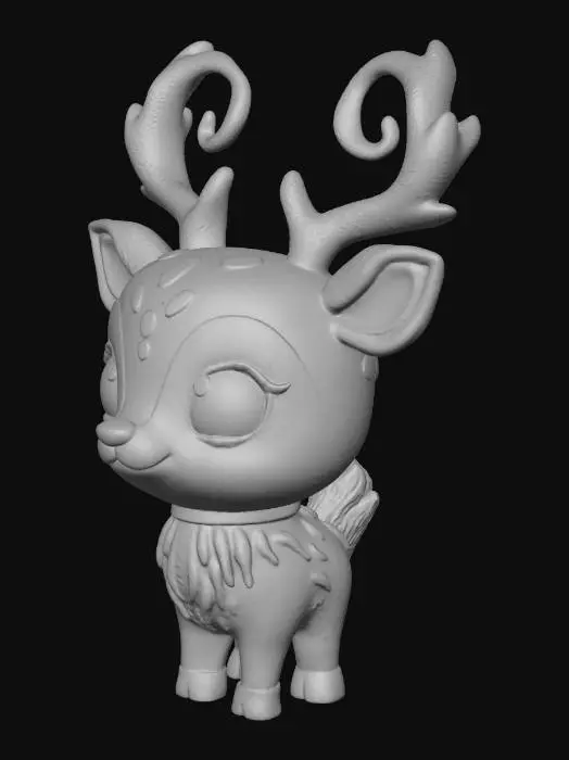 3D model for Whimsical Deerling, #Thanksgiving#