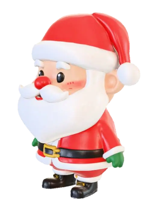 Santa's Little Helper by edjalchemy — made with Meshy AI 3D generator, free FBX OBJ GLB STL download
